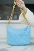 香奶奶  手工坊   腋下包  浅蓝 商品缩略图1