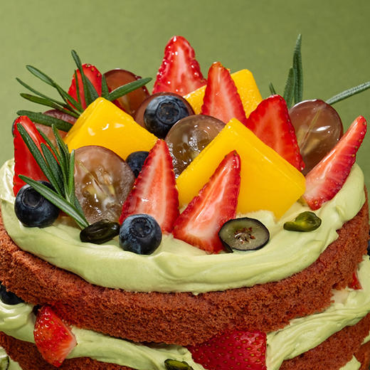 【缤纷开心果】鲜果裸蛋糕 | 旋木烘焙 商品图1