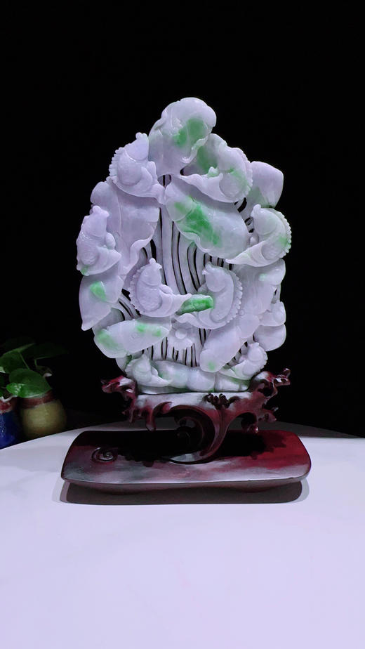 620268翡翠摆件【连年有余】 商品图5