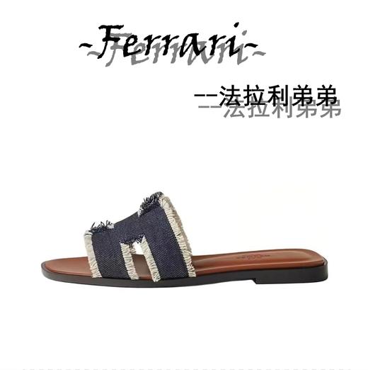 马家 Oran 时尚露趾 防滑一字拖鞋 女款 商品图1