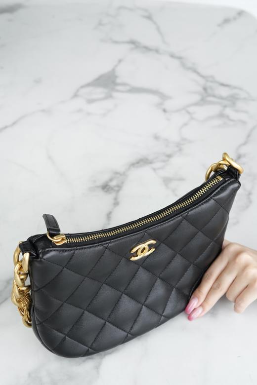 香奶奶  手工坊   腋下包  黑 商品图3