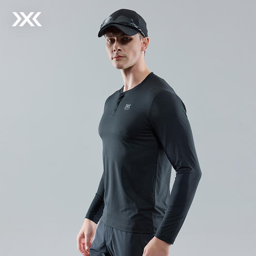X-BIONIC 旷野风岚亨利领男速干防晒抗菌长袖T恤24889N 商品图0