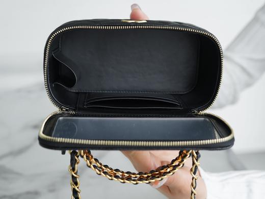 香奶奶22s 春夏 镂空手柄长盒子 黑色 商品图7