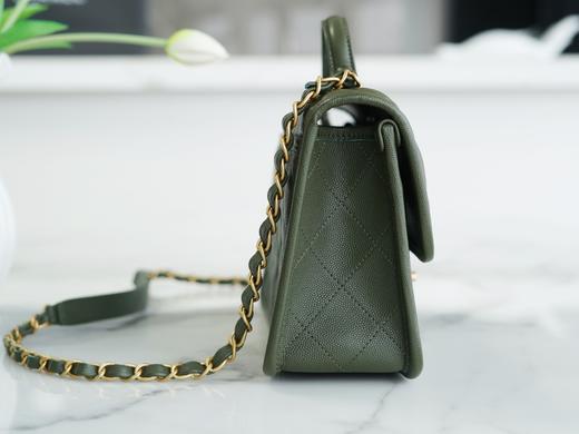 香奶奶 k 邮差豆腐包 大号 橄榄绿 商品图7