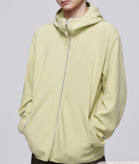 Simple Project/Y24134/木珠元素分割线拉链基础卫衣