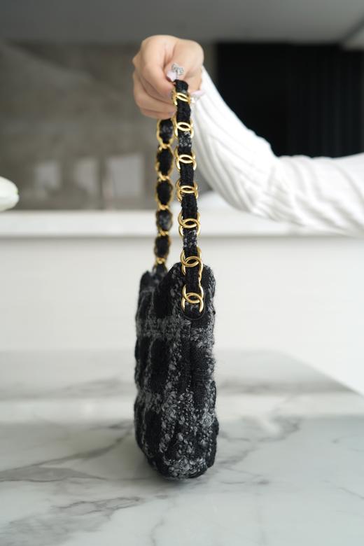 香奶奶  新款 粗花呢腋下包 商品图2