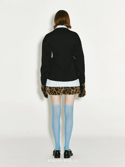 【豹女之神】仿皮草拼接设计造型手套 商品图2