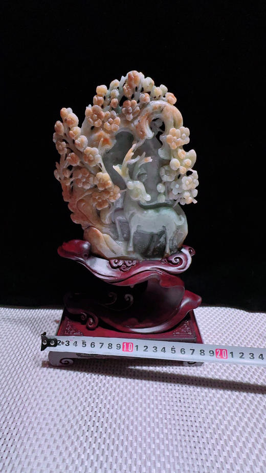 620277翡翠摆件【梅花鹿 一路发财】 商品图2