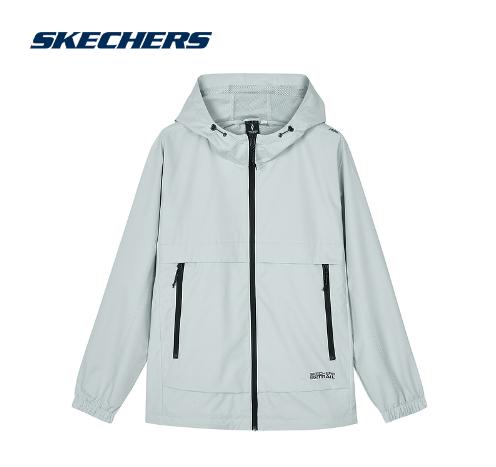 5折【自营】Skechers/斯凯奇  新款男士个性时尚梭织连帽外套 L324M004 商品图1