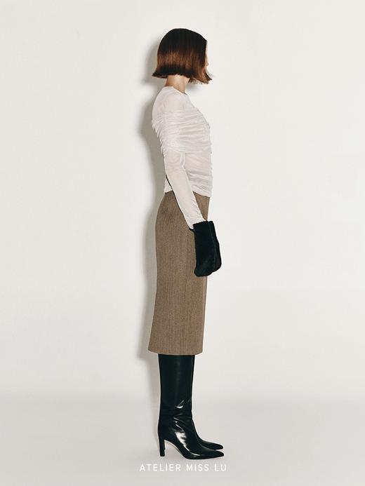 【阿尔忒弥斯】仿皮草拼接设计造型手套 商品图3