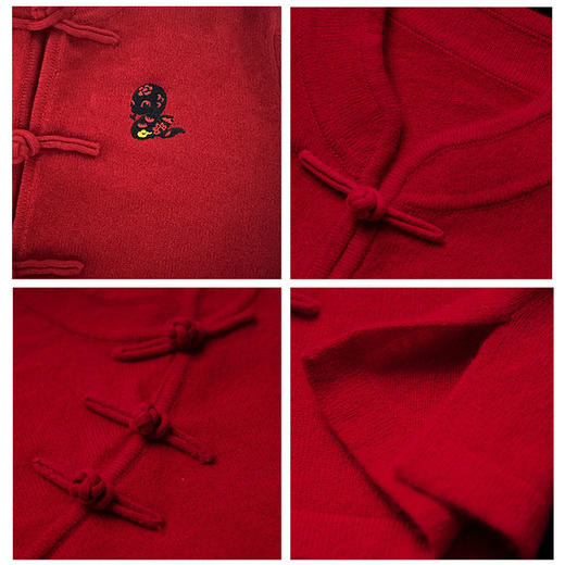 【现货】LOI限量款儿童生肖羊绒衣纯羊绒12生肖集合版（经典开衫/斜襟） 商品图2