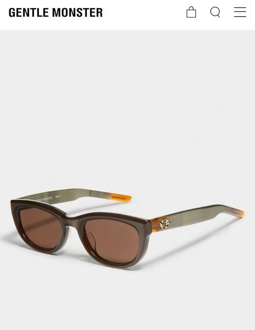 GM墨镜太阳镜 GENTLE MONSTER  BOLD系列 GM新品 MONOCHROME星空系列 凹造型设计  size：54口23-147. 商品图0