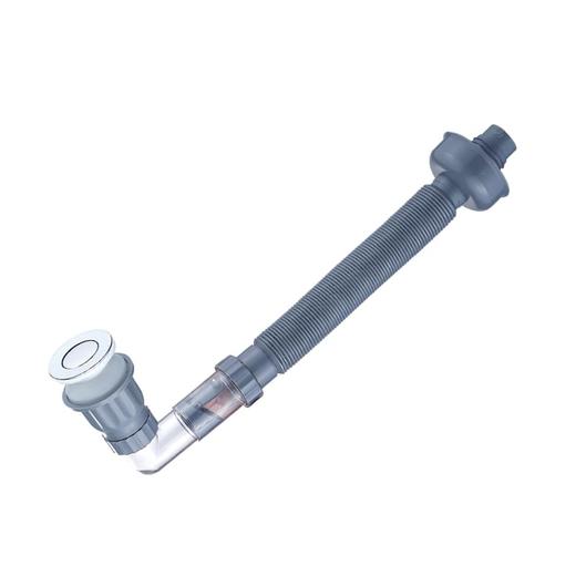 KX-03/横排防臭下水器套装/SUS201拉丝+横排下水管 商品图0
