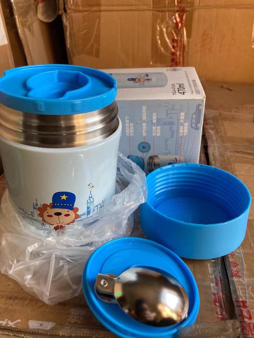 膳魔师不锈钢保温杯日本儿童卡通焖烧杯带杯套保温饭盒闷烧壶 商品图5