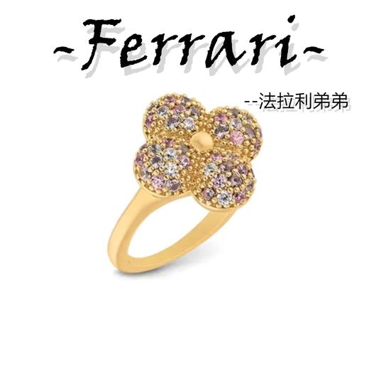 驴 镶嵌花卉 金属 戒指 （具体尺码请和客服联系） 商品图0