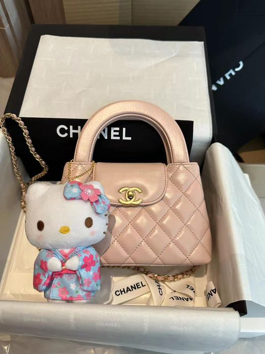 好评=香奶奶Kelly手柄包 浅粉色 商品图8