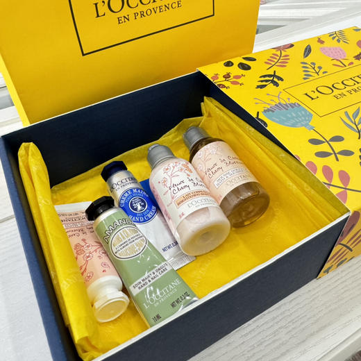 教师节礼物·欧舒丹身体乳沐浴露护手霜礼盒礼袋套装 身体乳35ml+沐浴露35ml+护手霜10ml*3支 商品图1