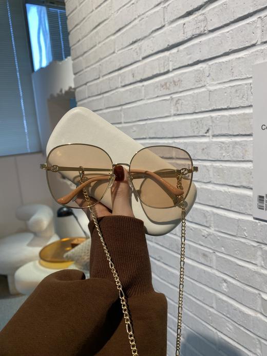 G家 MODEL:GG1089SA 方框太阳眼镜SIZE：61口15-145方形墨镜《链条?10 商品图4