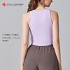 一体杯运动健身无袖背心  高弹柔软触感  下摆交叉带设计 外穿更有型DY66125# 商品缩略图6