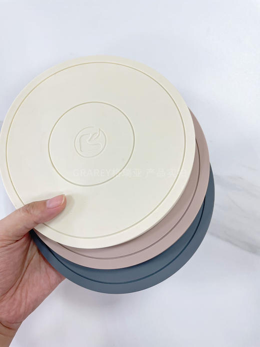 【Grarey（格瑞亚）硅胶隔热垫】一袋3色！ 📣隔热垫|防滑垫|杯垫|沥水垫，适用所有器皿 ✅加厚硅胶6.5mm，隔热防烫不卷边 ✅食品级硅胶材质，放心使用，没有异味  商品图5