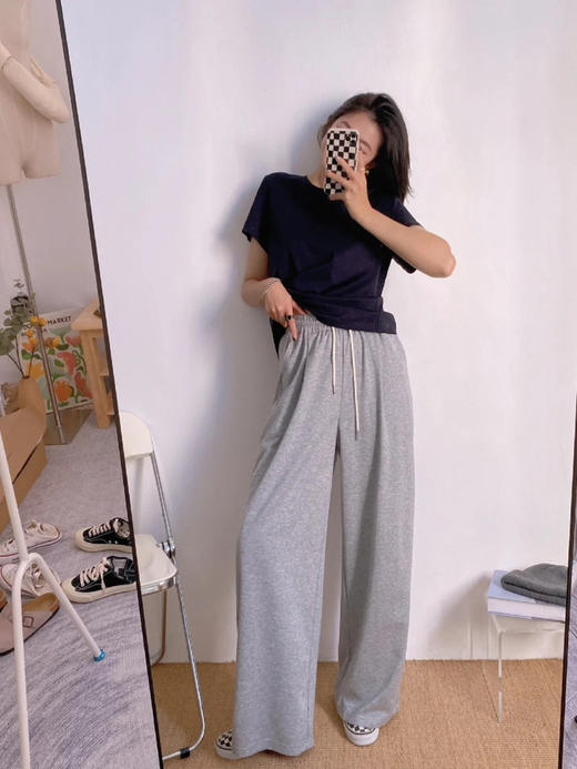 🥳早秋新品🔥慵懒百搭神裤！ 穿上秒变“腿精”💃🏻 【AILISCOCO早秋糯米阔腿裤】 一条只要💰59！闭眼入！巨划算！不买绝对会后悔 商品图1