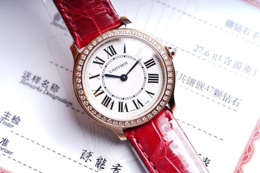 真钻鳄鱼皮 卡地亚伦敦系列 原厂数据镶嵌48颗钻石卡家包金真钻Cartier卡地亚 商品图9