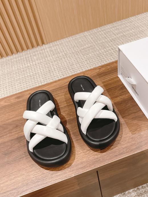 T*R  羊皮罗马拖鞋 商品图1