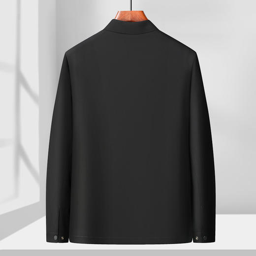 【新款DLS】大依优型大码翻领夹克外套加肥加大肥佬休闲上衣男士胖子 商品图3