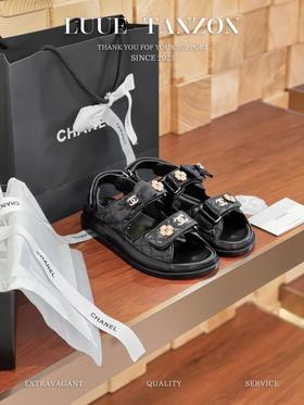 香奶奶 经典魔术贴凉鞋沙滩鞋