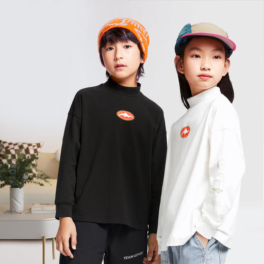 男童女童中领长袖针织衫秋季新款安奈儿童装EM431533 商品图1