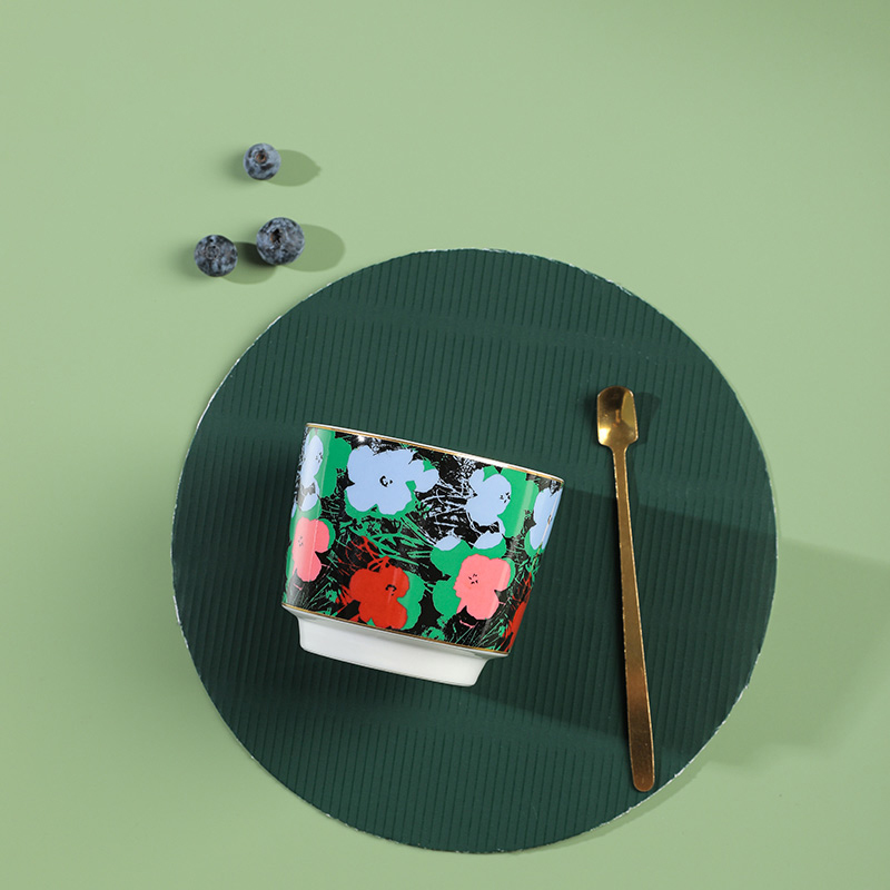 陶溪川 72亼-黑白鲜花水杯