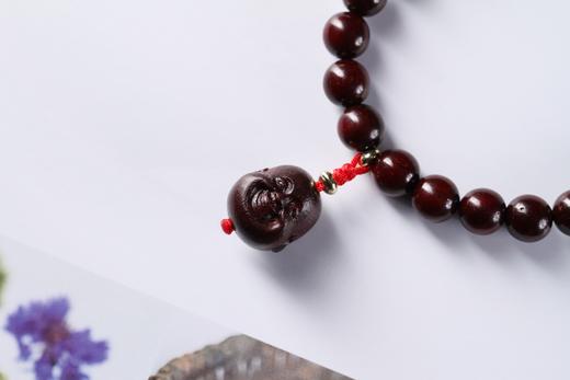 XYZT0332°平安欢喜|紫檀佛像手串（宝宝款） 商品图4