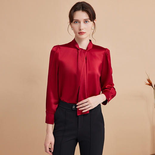 EITIE爱特爱秋季新品通勤百搭简约优雅小上衣7513212 商品图2