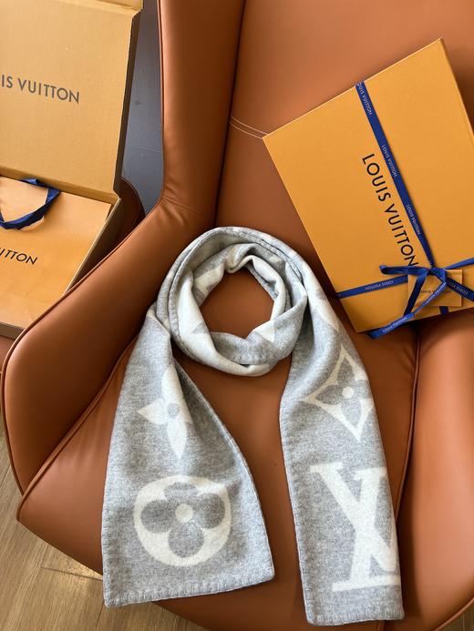 驴家羊绒锁边秀围巾（灰色）正品级 商品图4