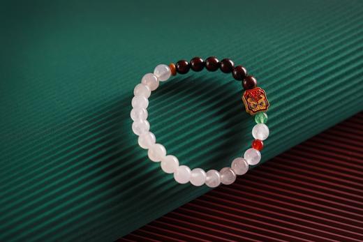 XYZT0526°紫檀水晶手链手串 商品图3