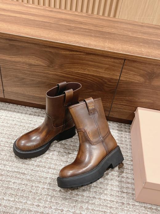 *# 缪家 厚底圆头靴短靴（HD） 商品图2