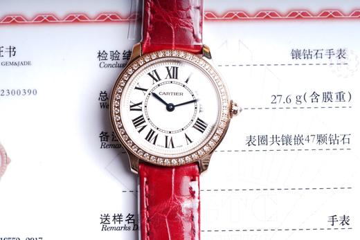 真钻鳄鱼皮 卡地亚伦敦系列 原厂数据镶嵌48颗钻石卡家包金真钻Cartier卡地亚 商品图2