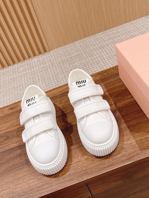 谬家 23新款复古时尚厚底饼干小白鞋(HD) 商品图2