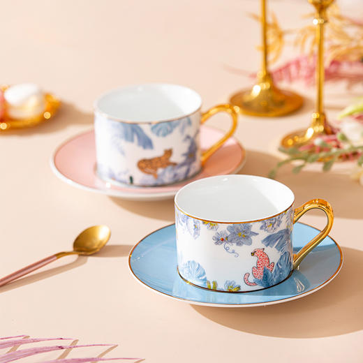 陶溪川 陶溪花园-粉色丛林咖啡对杯 商品图3