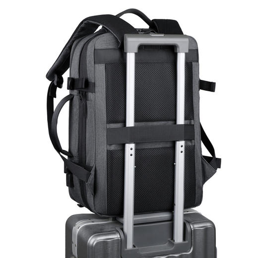 【可扩容双肩包】笔记本电脑包 拓展大容量出差旅行背包 国庆假期出游背包 商品图2