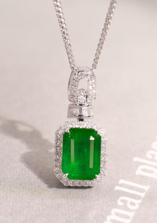 2ct 祖母绿吊坠 商品图2