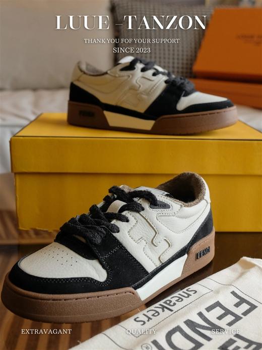 F家复古拼接板鞋(HD) 商品图1