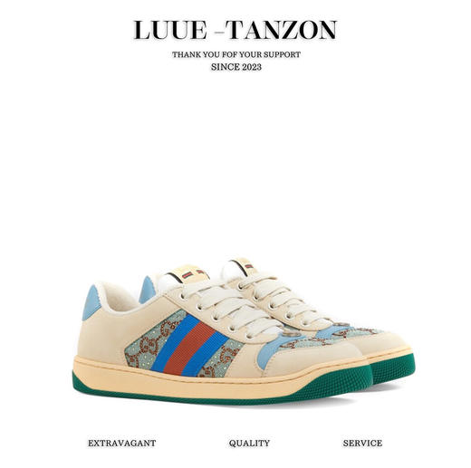 G家脏脏鞋 GG珐琅 饰水晶休闲板鞋 女鞋#送礼推荐(HD) 商品图0