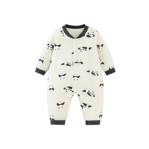 【植物芯】迷你巴拉冬新款锁温夹棉连体衣婴儿柔软厚款爬服 商品图4