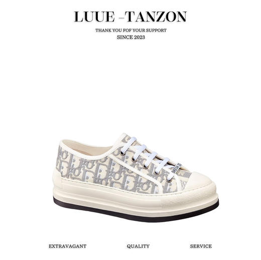 【 新推出】迪家 23s厚底 刺绣帆布鞋(HD) 商品图0