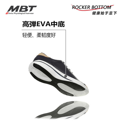 MBT足健康鞋男厚底休闲通勤鞋 足弓支撑 减少足部不适缓震M1200 商品图3