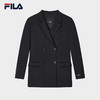 3件4折【自营】FILA/斐乐  中性款夹克外套男女2024春季新款双排扣西服 F11U415501FBK 商品缩略图0