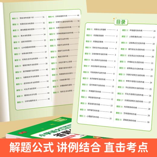 小学数学答题公式语文阅读理解1-6年级技巧解析全套考点知识汇总 商品图8