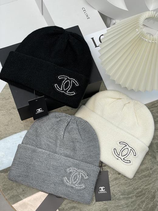 小香 Chan*l 秋冬搭配一jue针织冷帽 毛线帽 商品图1