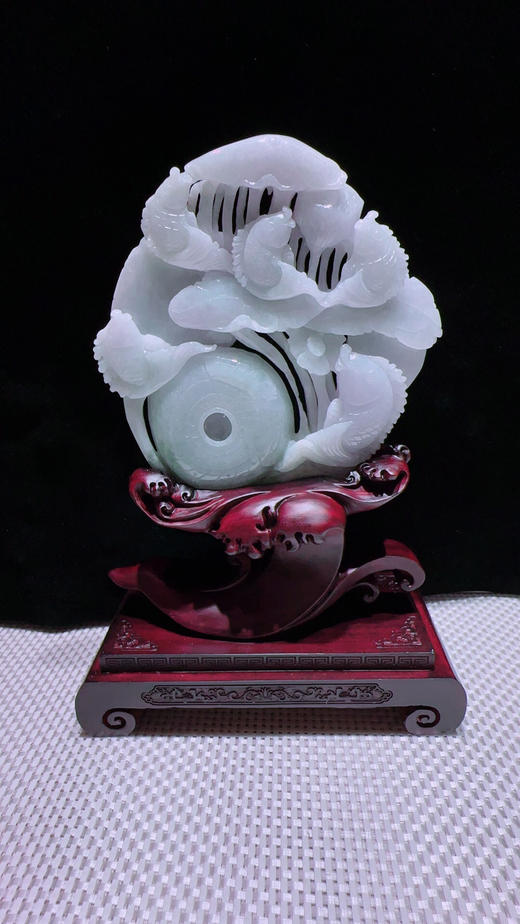 620305翡翠摆件【连年有余】 商品图5